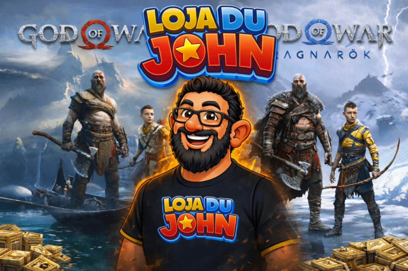 PACK GOD OF WAR + GOD OF WAR RAGNARÖK – PROMOÇÃO EXCLUSIVA Loja Du John